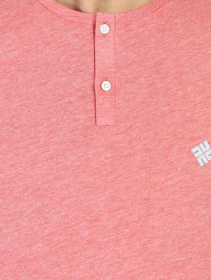 pink melange t-shirt - 18269035 - Standard Image - 5