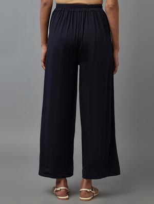 mid rise solid palazzo - 18269144 - Standard Image - 3