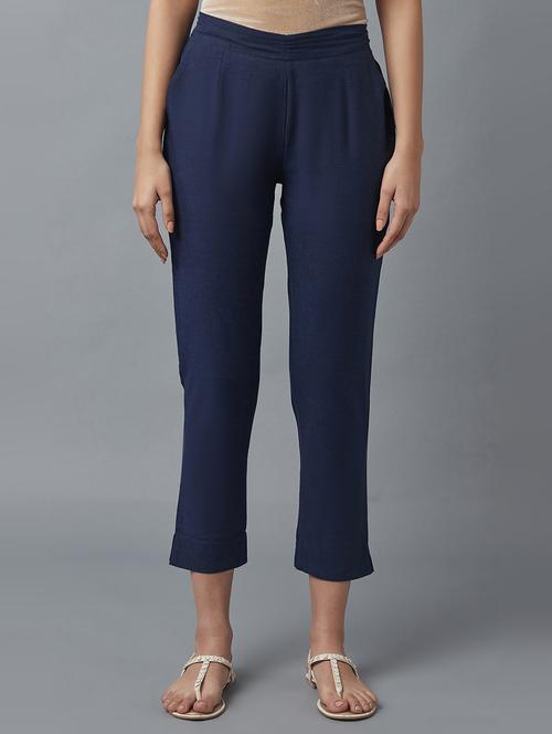mid rise pleated trouser - 18269146 - Standard Image - 1