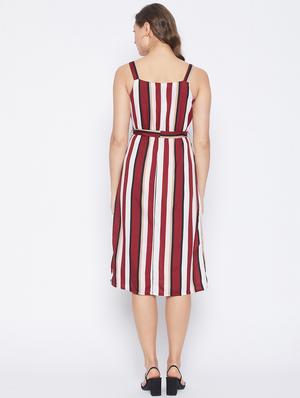 cami neck striped shift dress - 18270087 - Standard Image - 4