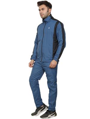 light blue color-blocked track suit - 18270735 - Standard Image - 3