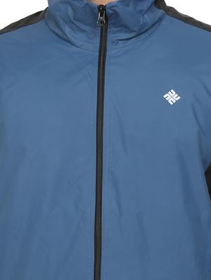 light blue color-blocked track suit - 18270735 - Standard Image - 6