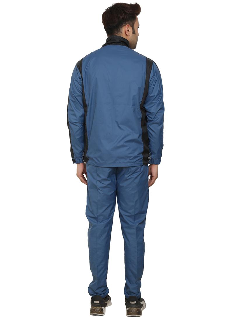 light blue color-blocked track suit - 18270735 - Zoom Image - 4