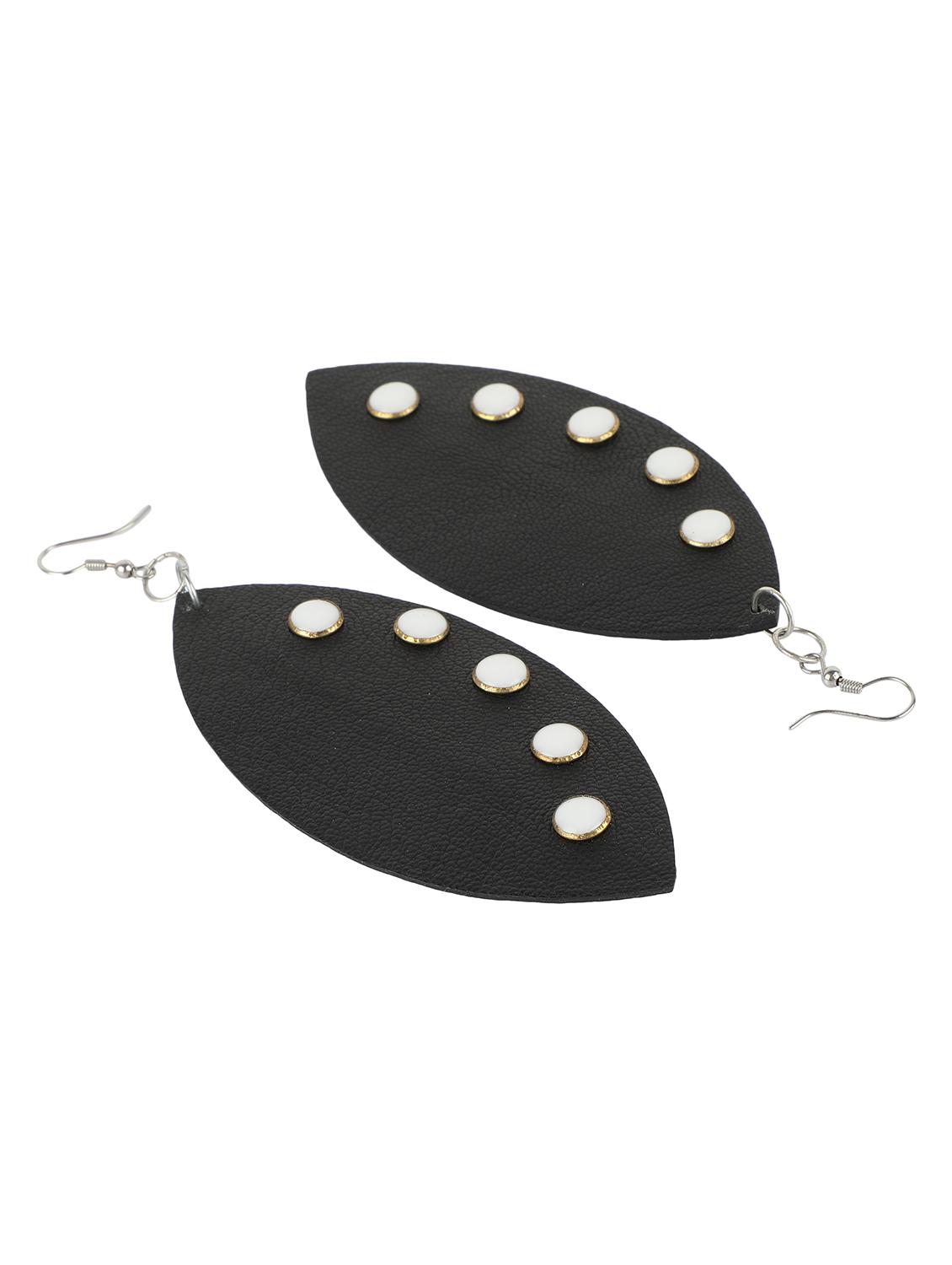 black rubber drop earring - 18270940 - Zoom Image - 3