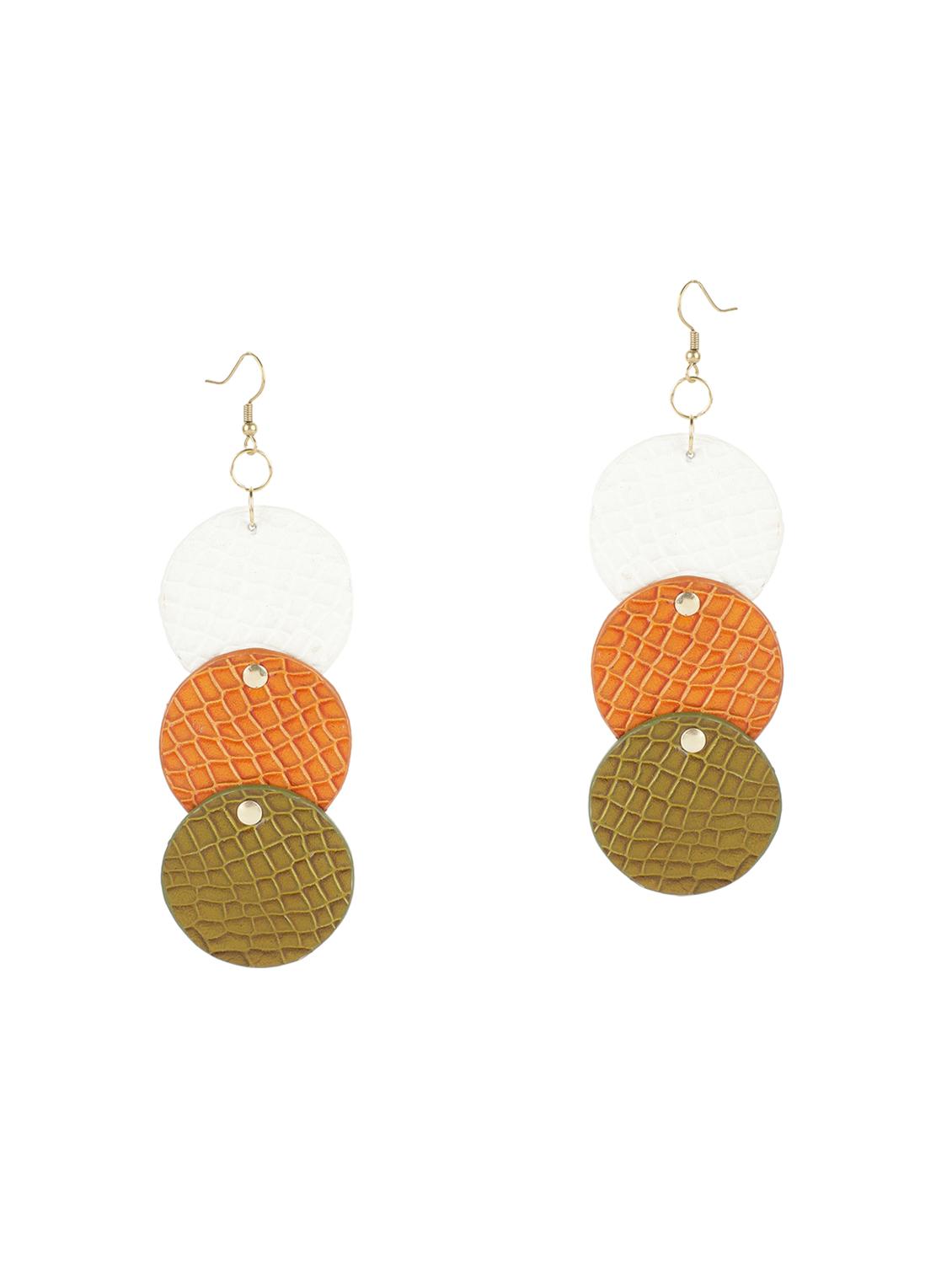 white rubber drop earring - 18270944 - Zoom Image - 2
