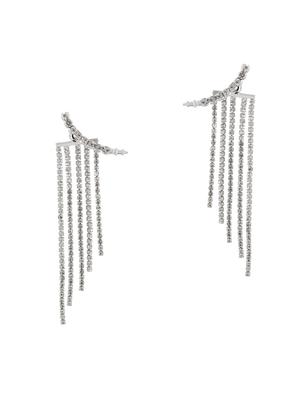 silver metal earring - 18271427 - Standard Image - 2