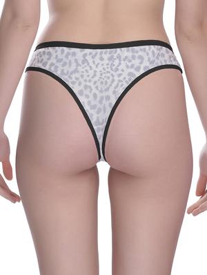 black printed bikini panty - 18271461 - Standard Image - 3