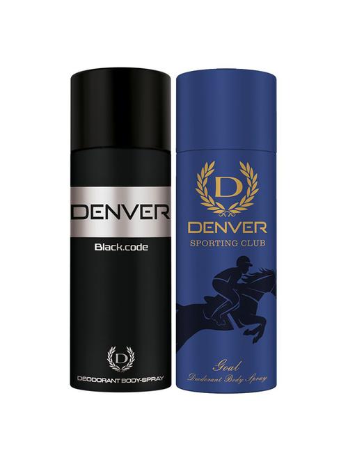 denver black code and goal body spray (pack of 2) - 18271767 - Very Small Image - 1