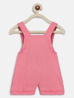 pink printed dungree - 18271894 - Standard Image - 4