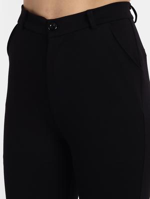 high rise flat front trouser - 18272171 - Standard Image - 5