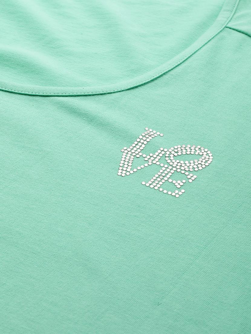 round neck solid plus tee - 18272469 - Zoom Image - 5