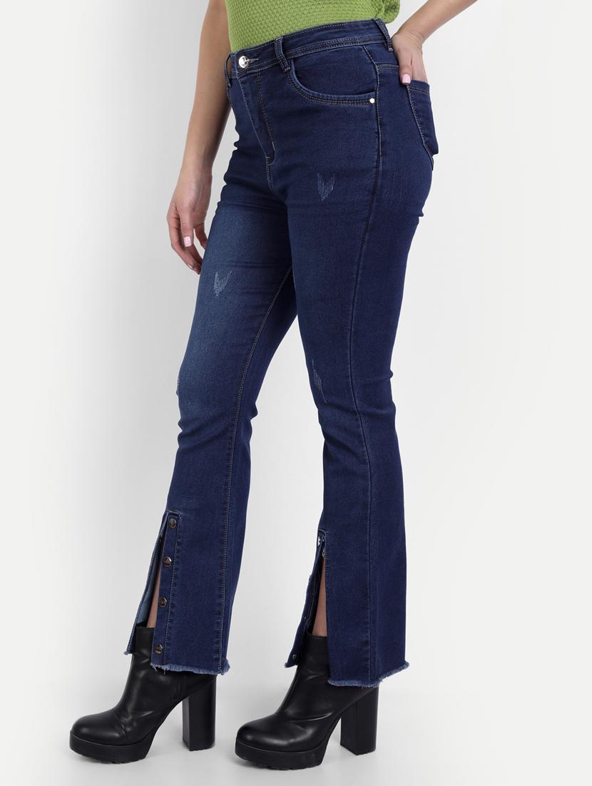 high rise stone washed jean - 18272574 - Zoom Image - 2