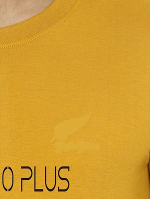 mustard chest printed t-shirt - 18272721 - Standard Image - 4