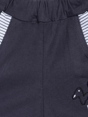 grey printed shorts set - 18274703 - Standard Image - 4