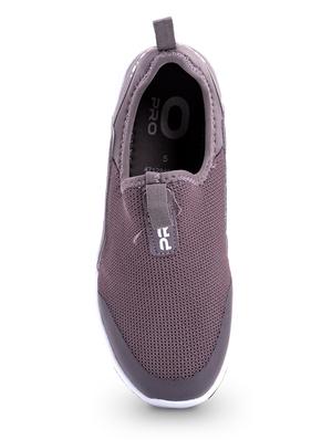 purple fabric slip on sports shoes - 18277068 - Standard Image - 4