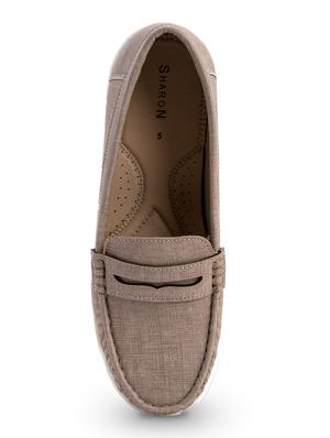 beige slip on loafer - 18277073 - Standard Image - 4
