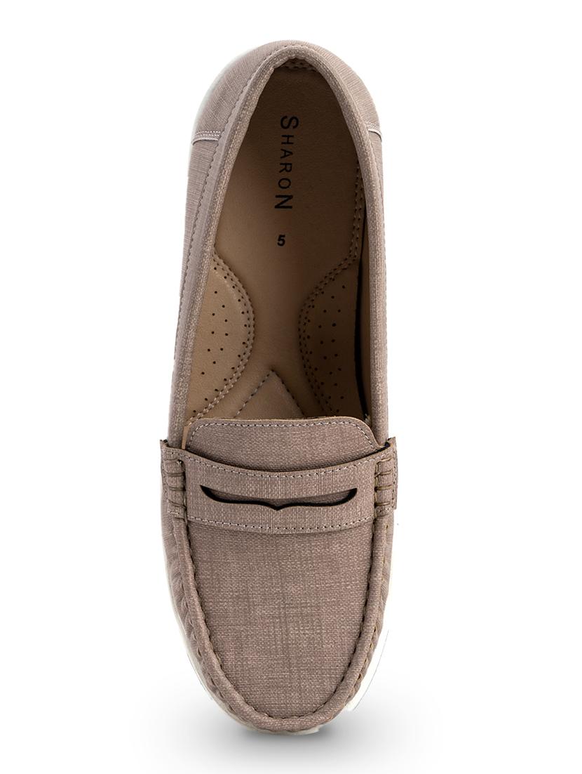 beige slip on loafer - 18277073 - Zoom Image - 4