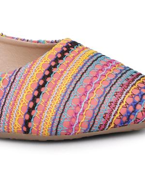 pink fabric slip on ballerina - 18277429 - Standard Image - 9