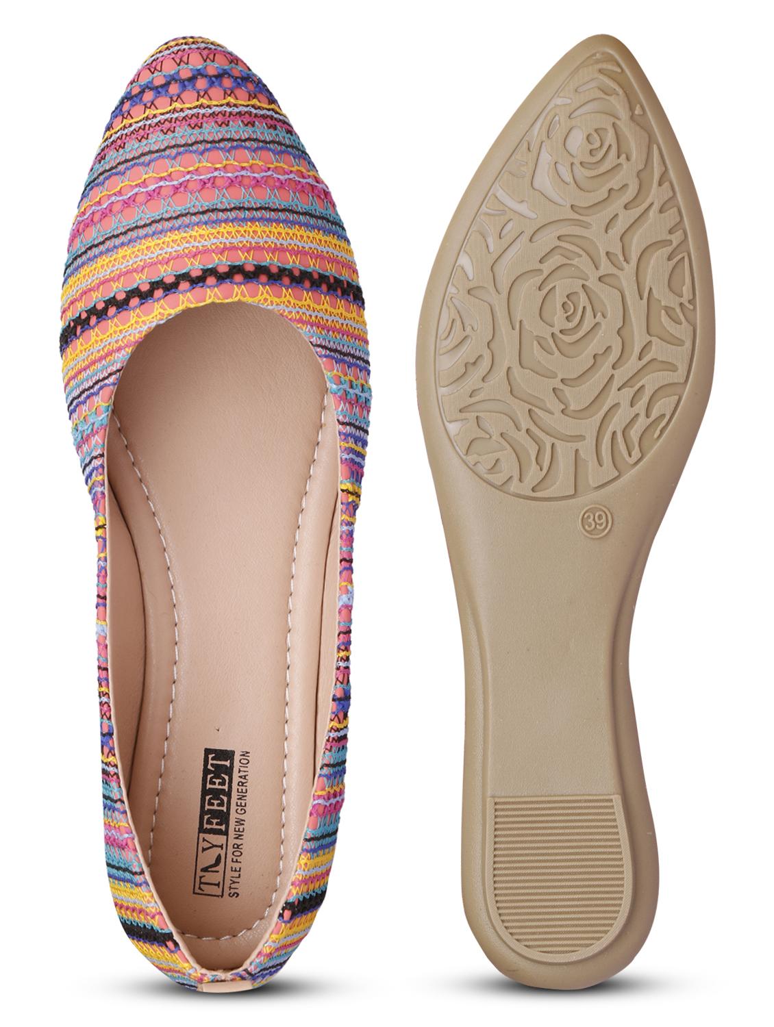 pink fabric slip on ballerina - 18277429 - Zoom Image - 7