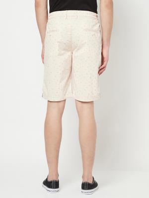 beige printed short - 18277481 - Standard Image - 3