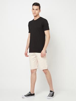 beige printed short - 18277481 - Standard Image - 4