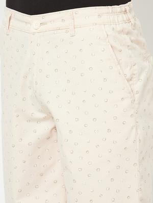 beige printed short - 18277481 - Standard Image - 5