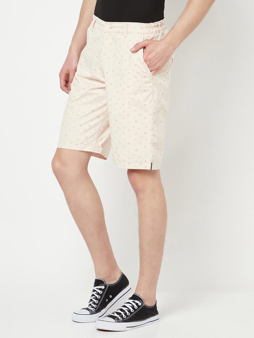 beige printed short - 18277481 - Zoom Image - 2
