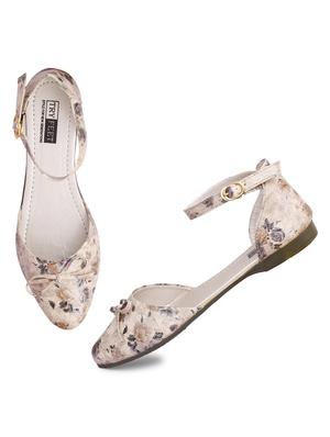beige faux leather ankle strap sandals - 18277727 - Standard Image - 6