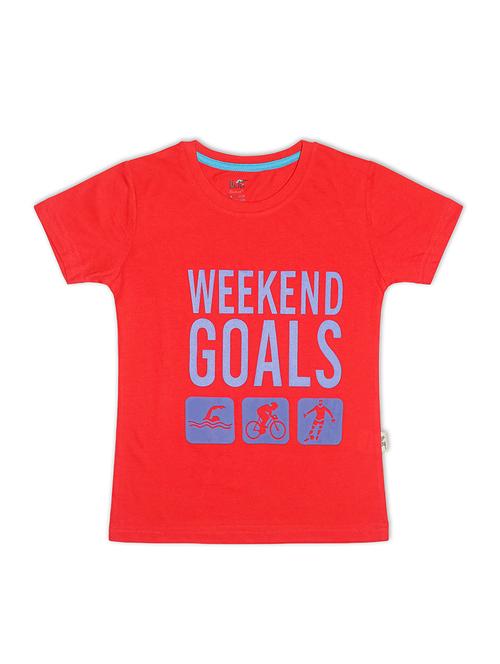 round neck printed t-shirt - 18277762 - Standard Image - 1
