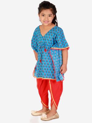 blue kurta salwar set suit set - 18277794 - Standard Image - 3