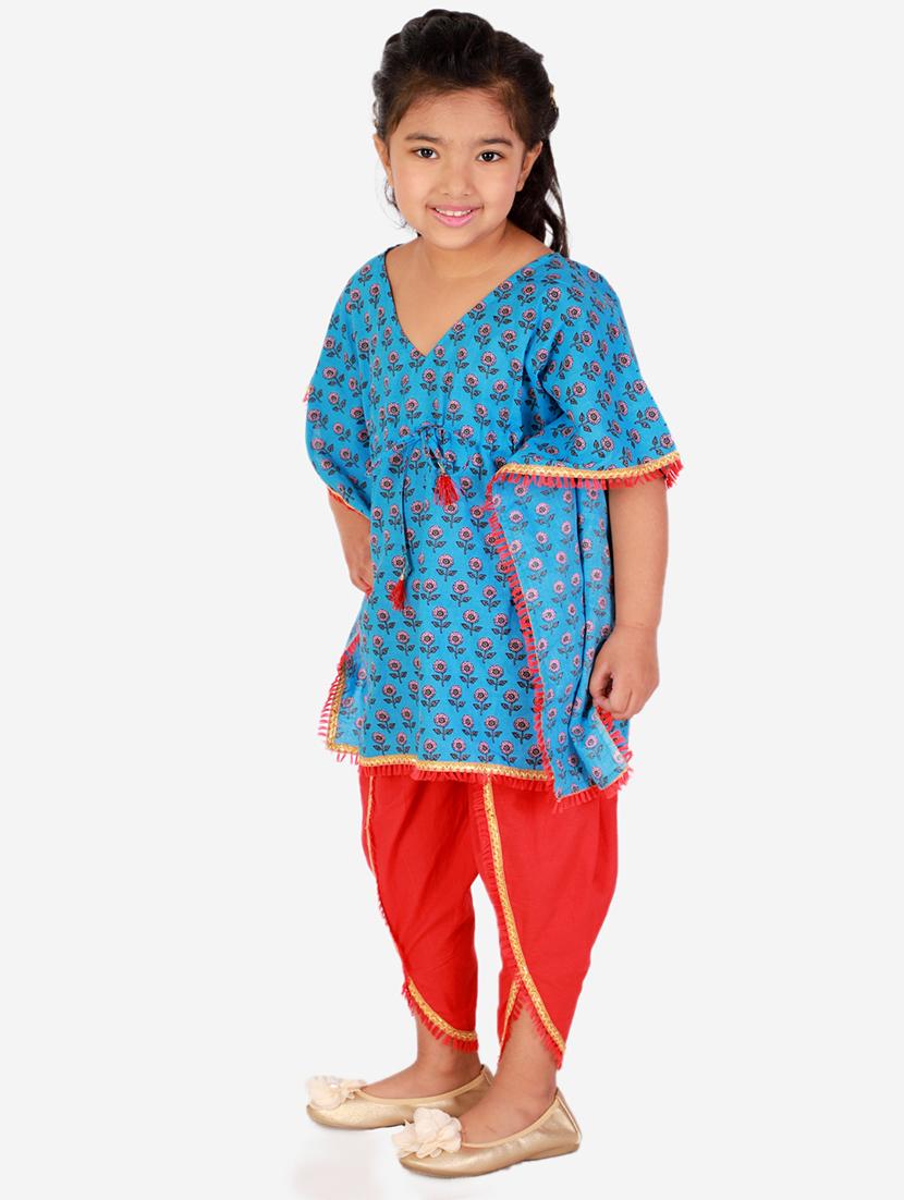 blue kurta salwar set suit set - 18277794 - Zoom Image - 3