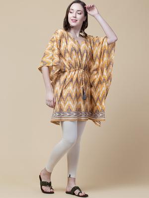 v-neck chevron kaftan - 18278210 - Standard Image - 2