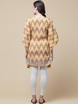 v-neck chevron kaftan - 18278210 - Standard Image - 3