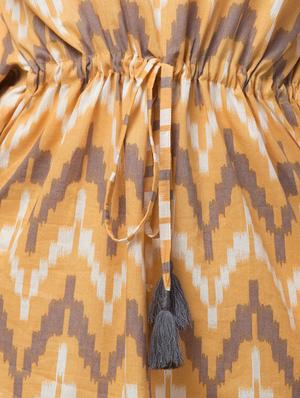 v-neck chevron kaftan - 18278210 - Standard Image - 5
