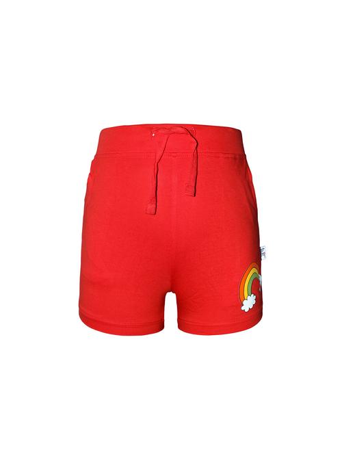 red solid shorts - 18278621 - Standard Image - 1