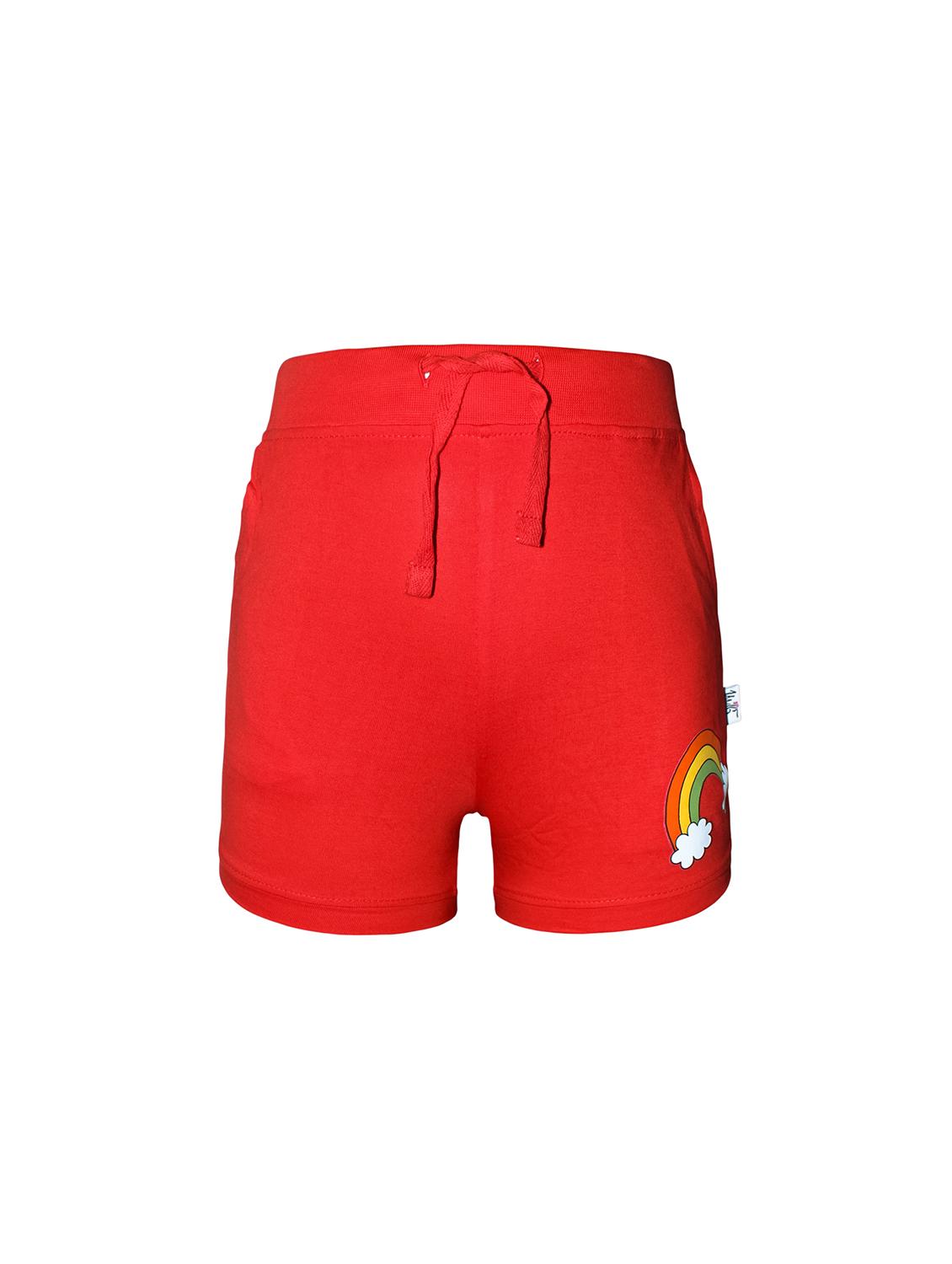red solid shorts - 18278621 - Zoom Image - 1