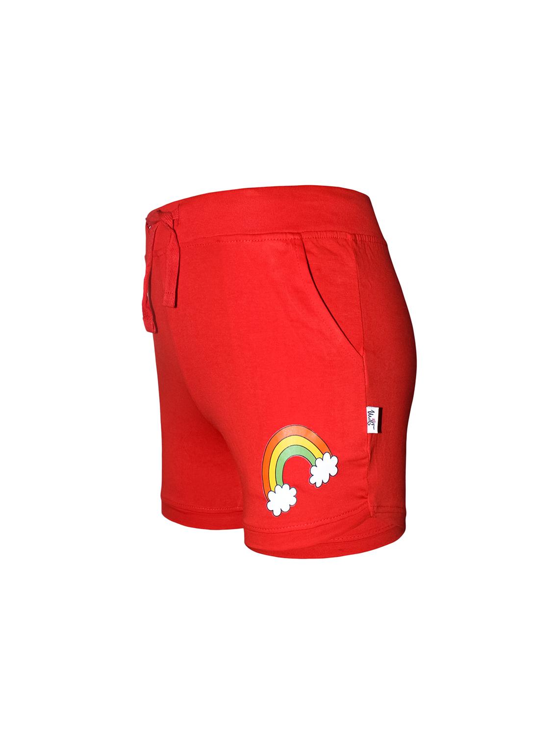 red solid shorts - 18278621 - Zoom Image - 2