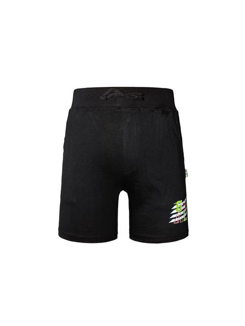 black solid shorts - 18278949 - Standard Image - 1