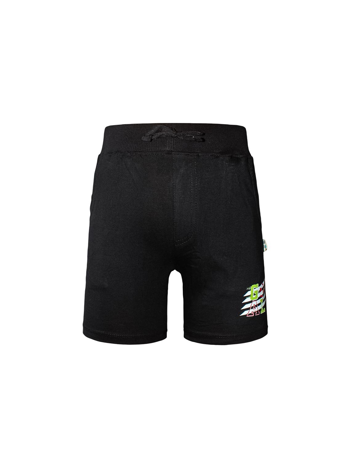 black solid shorts - 18278949 - Zoom Image - 1