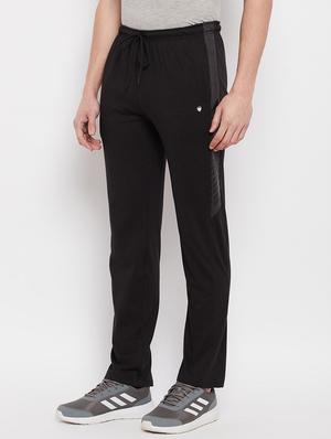 black side-striped track pant - 18280587 - Standard Image - 2