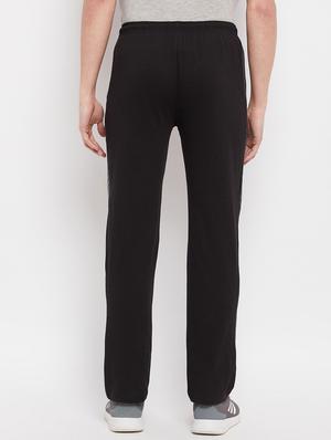 black side-striped track pant - 18280587 - Standard Image - 3