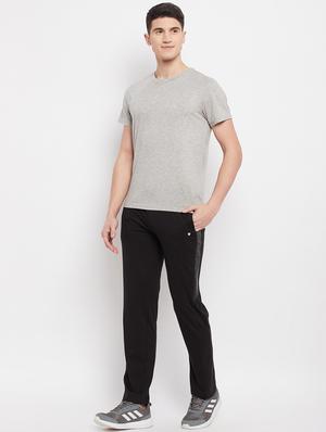 black side-striped track pant - 18280587 - Standard Image - 4
