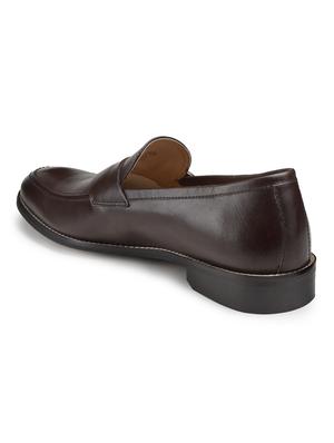 tan leather slip on loafers - 18280607 - Standard Image - 6