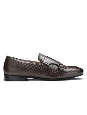 brown leather slip on loafers - 18280615 - Standard Image - 4