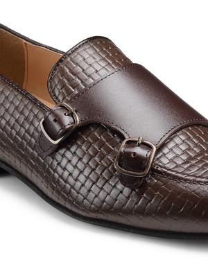 brown leather slip on loafers - 18280615 - Standard Image - 7