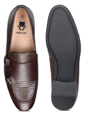 brown leather slip on loafers - 18280615 - Standard Image - 8