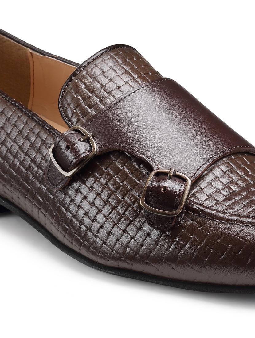 brown leather slip on loafers - 18280615 - Zoom Image - 7