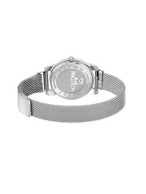 lorenz blue dial & silver magnetic mesh strap watch for women & girls - 18281325 - Standard Image - 3