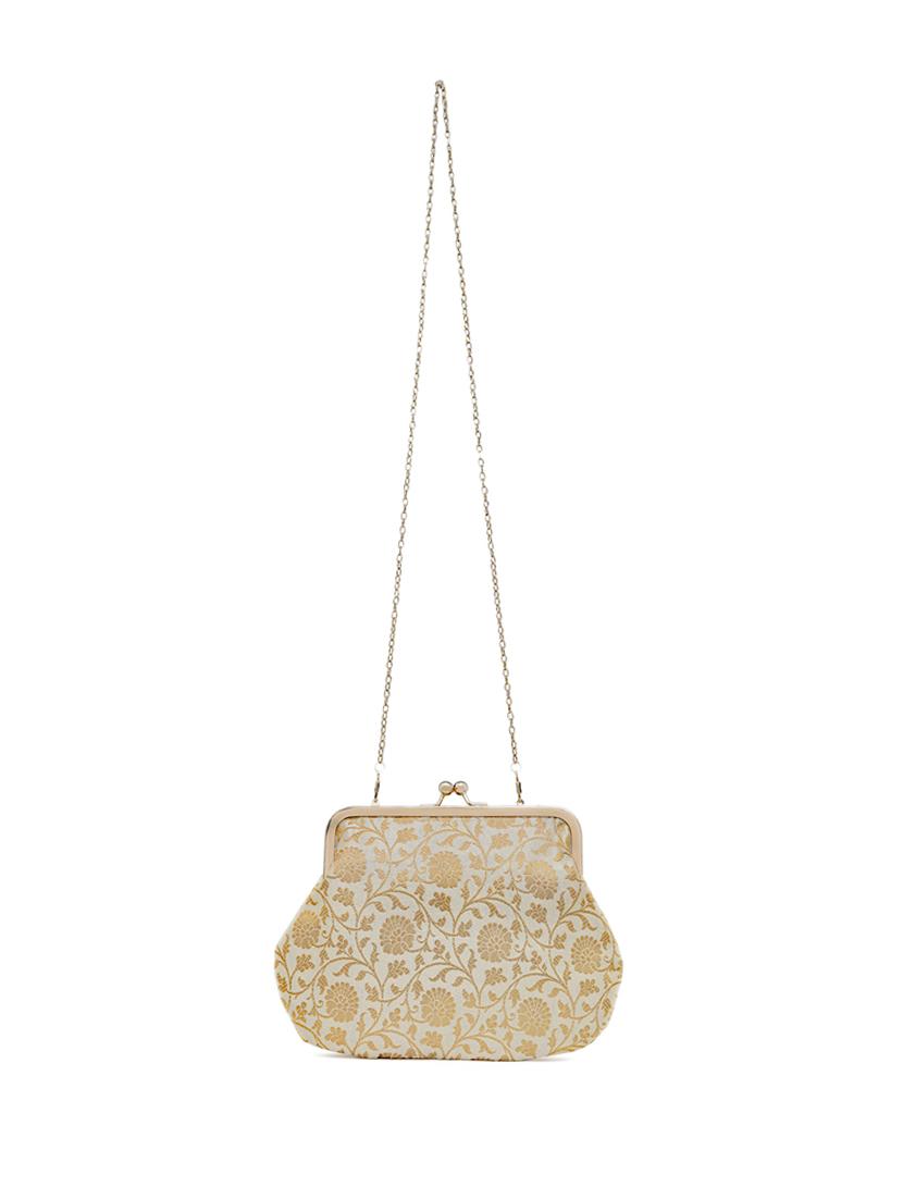 gold embroidery regular clutch - 18281410 - Zoom Image - 8