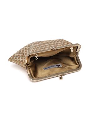 gold embroidery regular clutch - 18281411 - Standard Image - 3